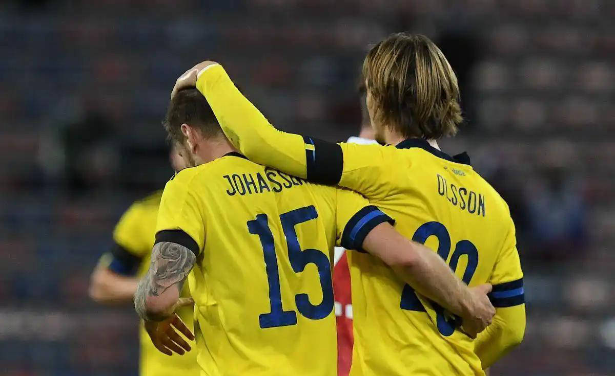 瑞典队在欧洲预选赛中击败斯洛文尼亚